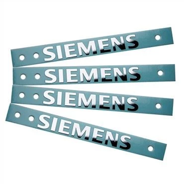 Chrome Metal Logo Sticker